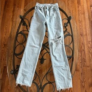 Abercrombie distressed denim jeans